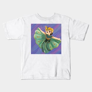 the Peacock dance by xoalsohanifa Kids T-Shirt